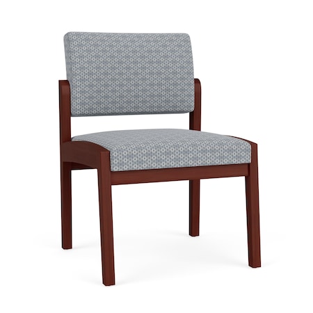 Lesro Lenox Armless Guest Chair, 22.5 in W 26 in L 31.5 in H LW1102